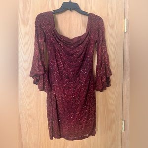 Maroon Homecoming Dress